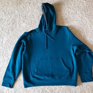 Dark Teal Hooded Sweatshirt